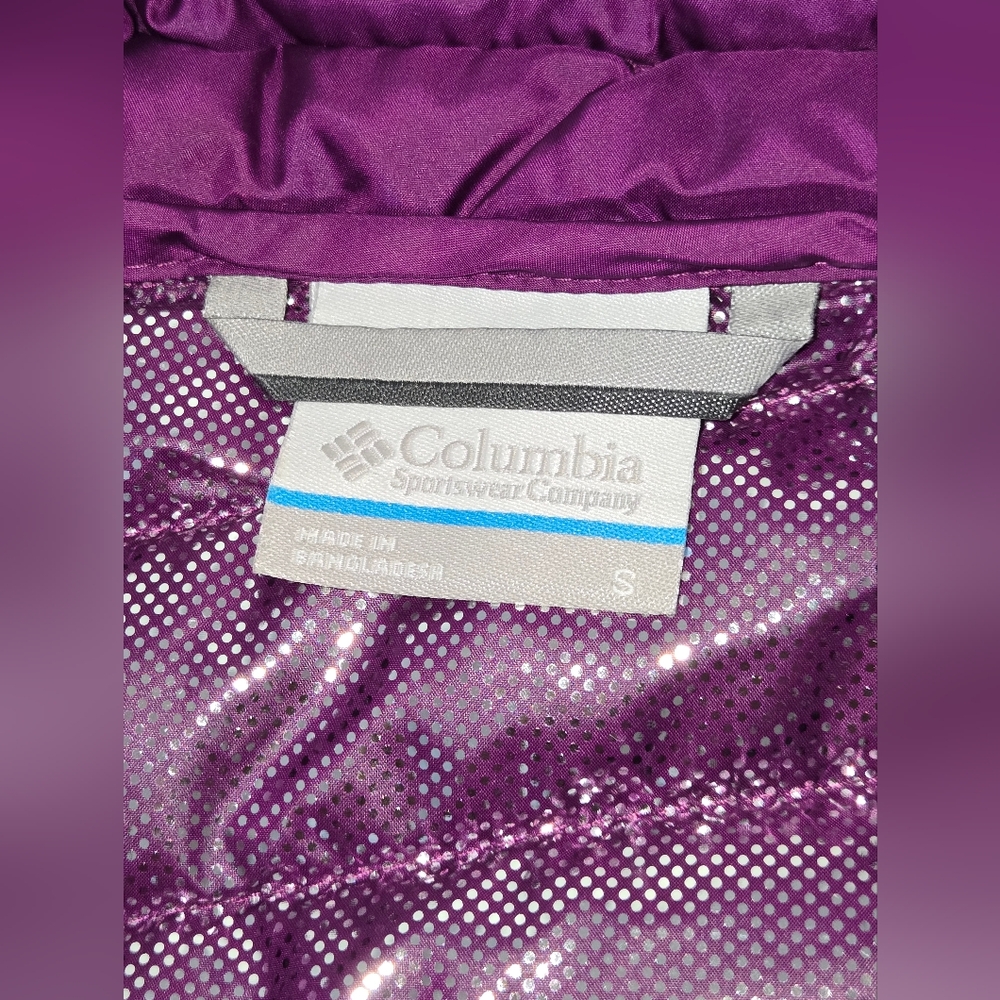 NWT Columbia Women's Purple Omni-Heat Puffer Vest - Picture 13 of 15